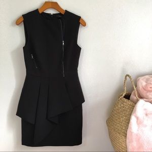 BCBG | Nikki Zip Front Peplum Dress